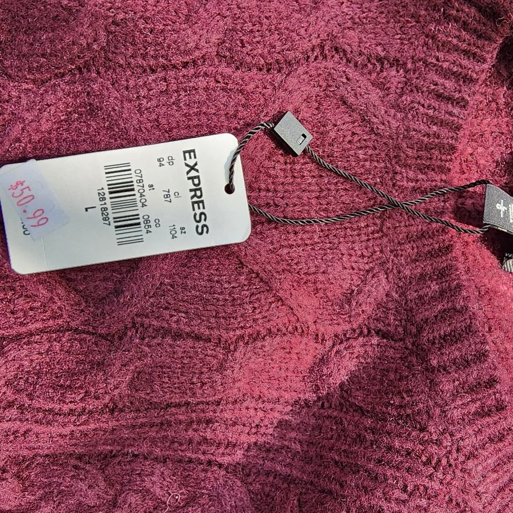 Express Cold Shoulder Sweater